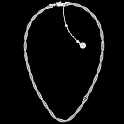 Colar Aco Prateado Twist Ajustavel-Tommy Hilfiger Jewelry Best Sale