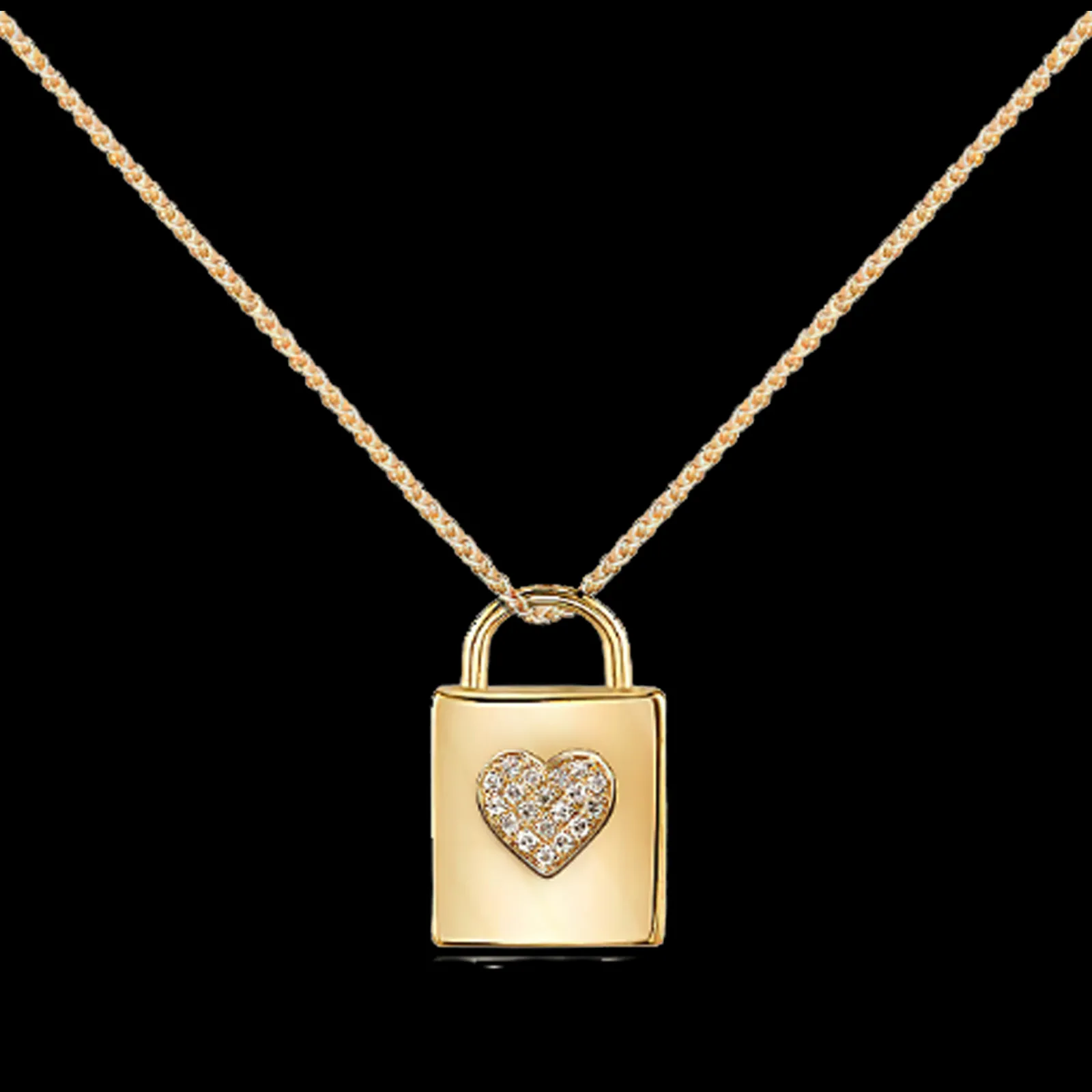 Colar Cadeado Dourado-Itemporality Hot