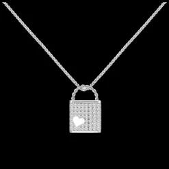 Colar Cadeado Prateado-Itemporality Clearance