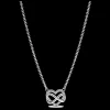 Colar Coracao Infinito Com Zirconias-Pandora New