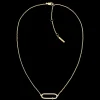 Colar Em Dourado Com Cristais-Calvin Klein Jewelry Clearance