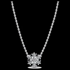 Colar Floco De Neve Com Zirconias-Pandora Cheap