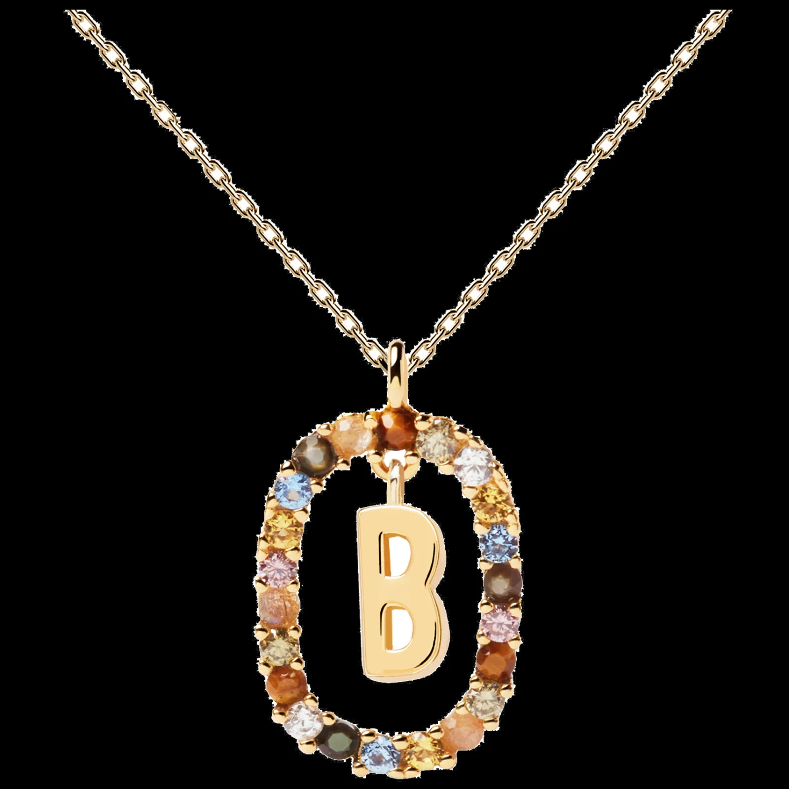 Colar Letra B-PDPAOLA Fashion