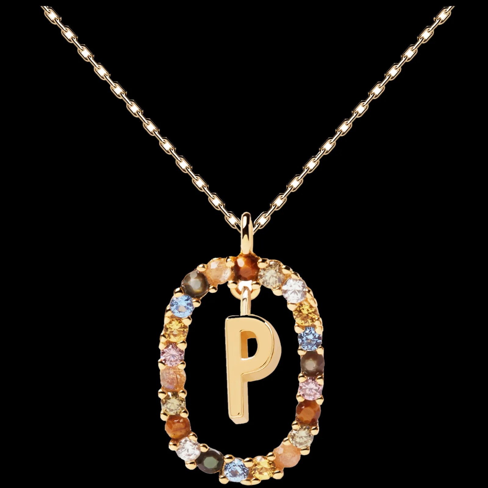 Colar Letra P-PDPAOLA Best Sale