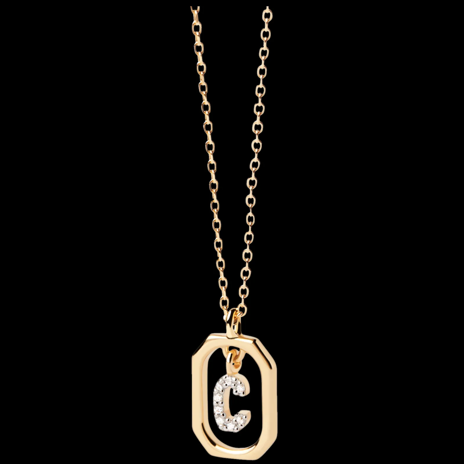 Colar Mini Letters C-PDPAOLA Fashion