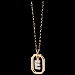 Colar Mini Letters E-PDPAOLA Hot