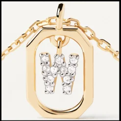 Colar Mini Letters W-PDPAOLA Hot