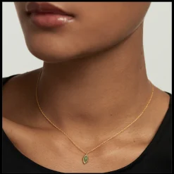 Colar Nomad Aventurine Dourado-PDPAOLA Clearance