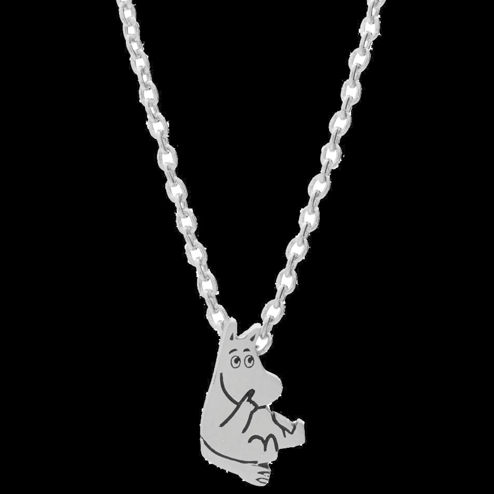 Colar Prata Moomin-NOA Kids Fashion