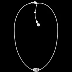 Colar Prateado Cristais-Tommy Hilfiger Jewelry Best Sale
