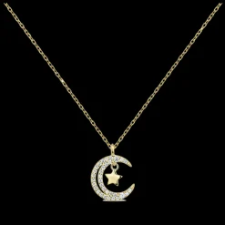 Colar Signals Lua Estrela Dourado-Itemporality Best