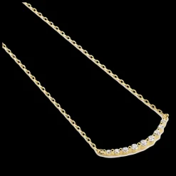 Colar Signals Zirconias Dourado-Itemporality Flash Sale