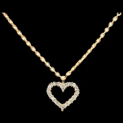 Colar White Heart-PDPAOLA Fashion