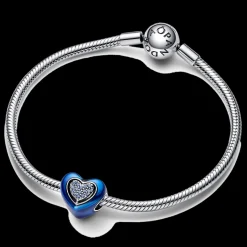 Conta Coracao Azul Spinning-Pandora Discount