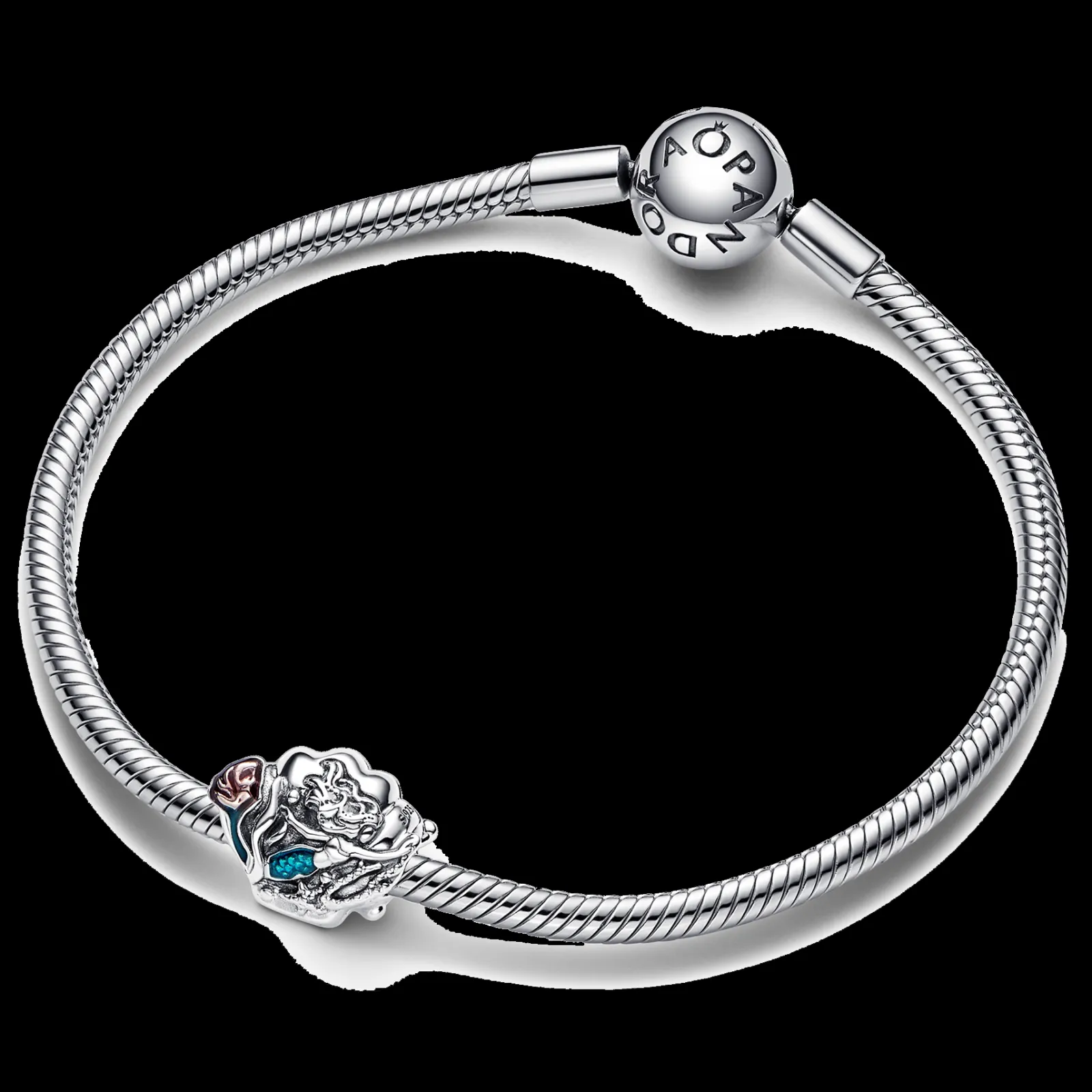 Conta Disney Pequena Sereia Em Concha-Pandora Store