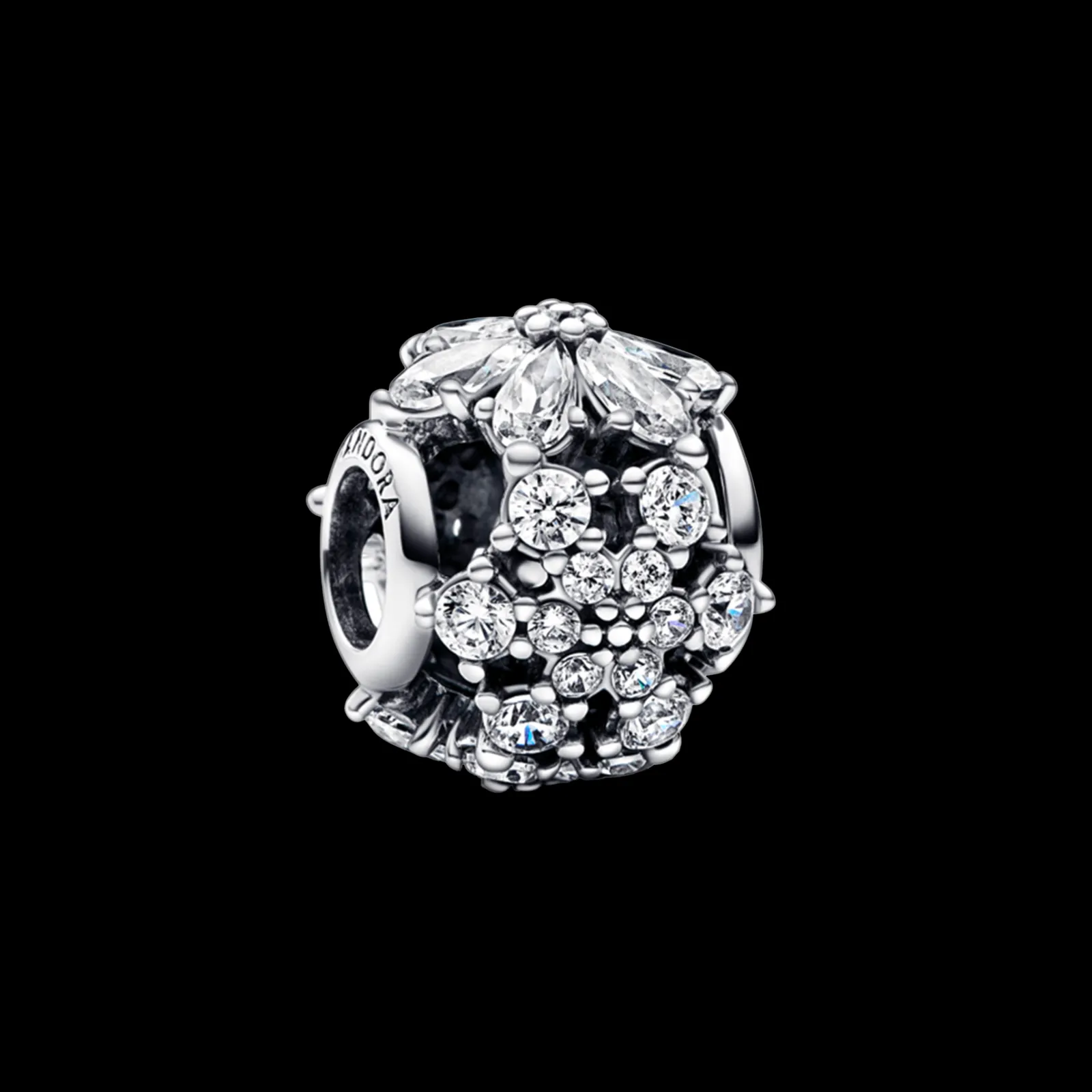 Conta Folha Com Zirconias-Pandora Cheap