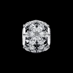 Conta Folha Com Zirconias-Pandora Cheap