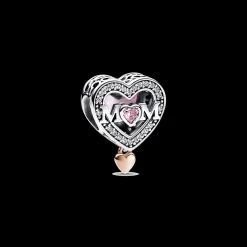 Conta Mum Heart Com Zirconias-Pandora Cheap