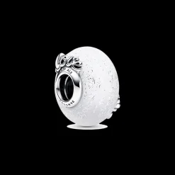 Conta Murano Branco Mae & Amor-Pandora Shop