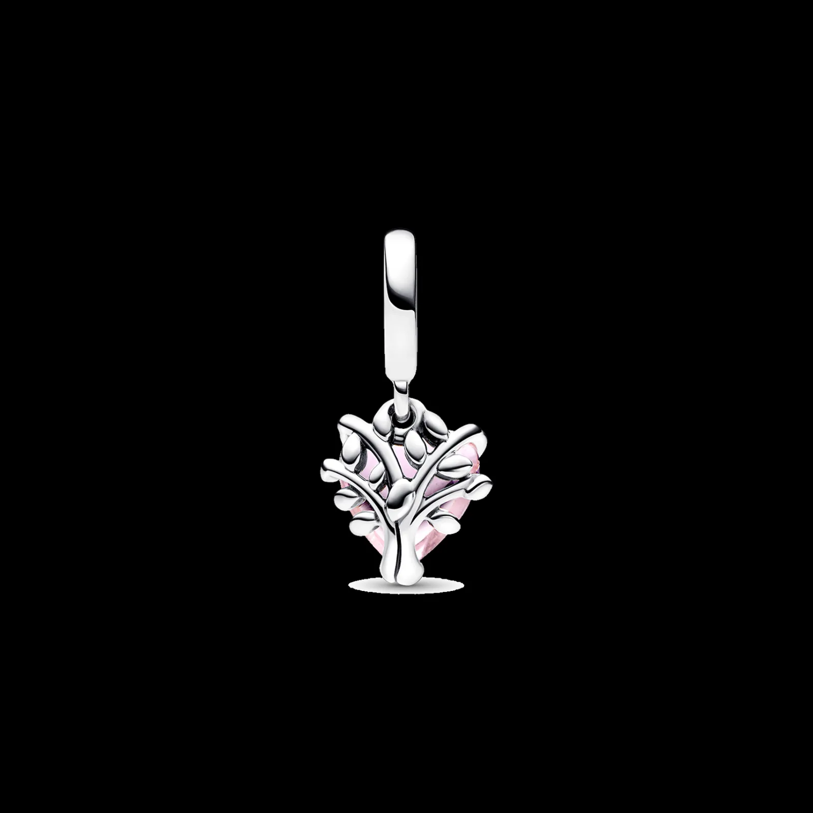 Conta Pendente Coracao E Arvore De Familia Cor-De-Rosa-Pandora Discount