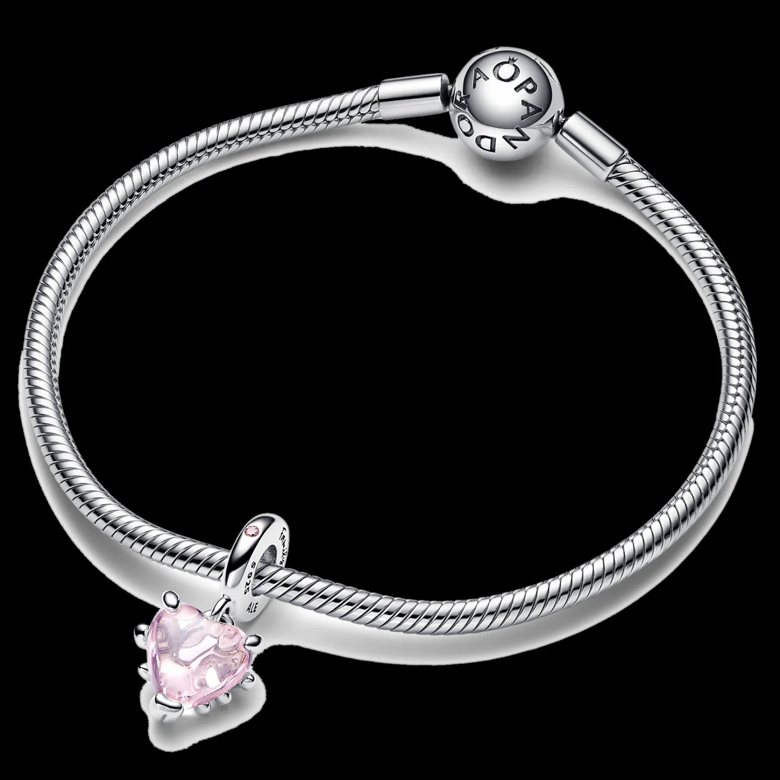 Conta Pendente Coracao E Arvore De Familia Cor-De-Rosa-Pandora Discount