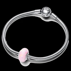 Conta Rosa Opalescente-Pandora Shop