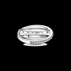 Crossover Pave Triple Band-Pandora Outlet