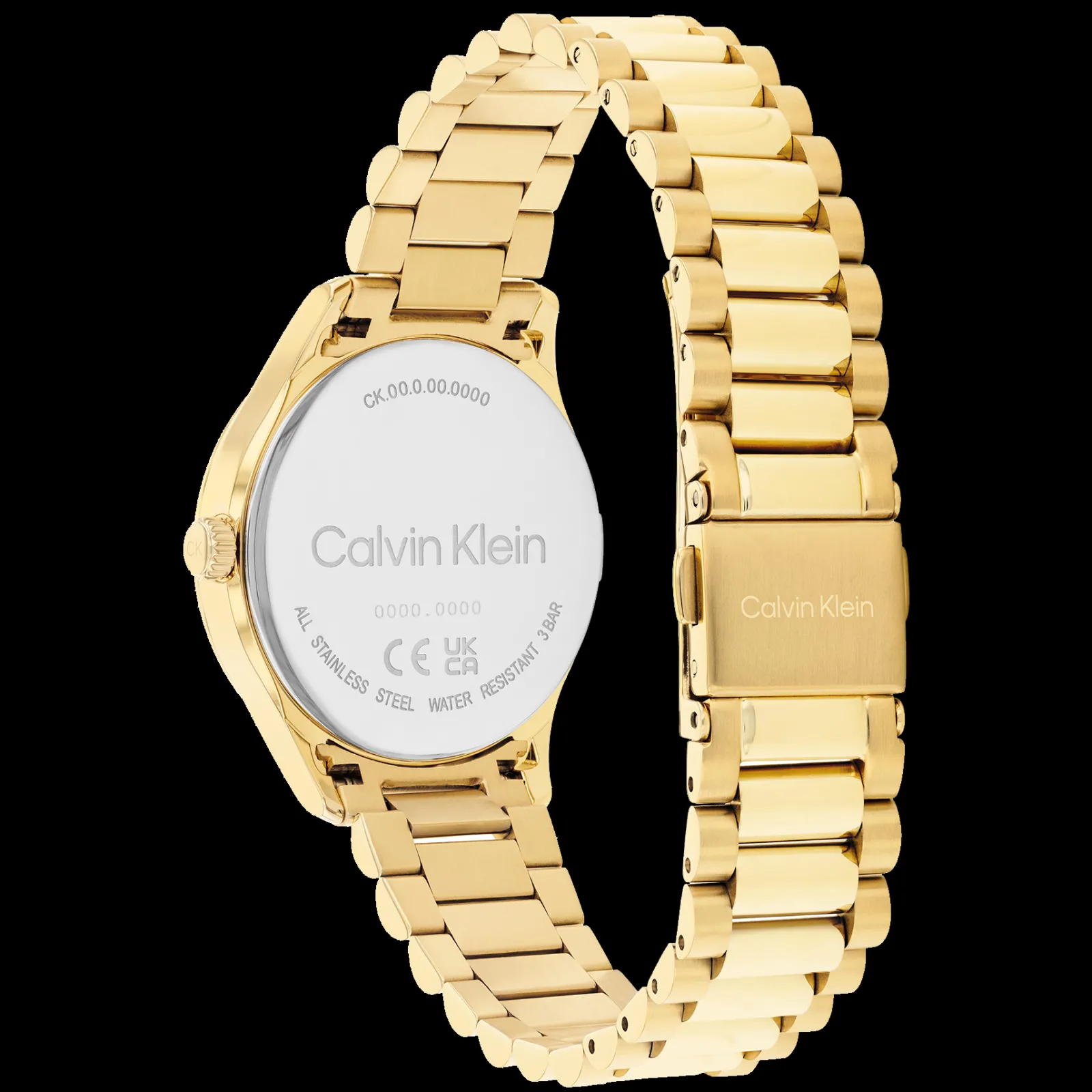 Dourado Em Aco-Calvin Klein Watches Hot