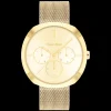 Dourado Em Malha Milanesa-Calvin Klein Watches Best Sale