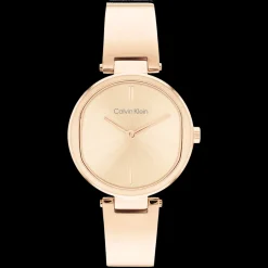 Dourado Rosa Com Bangle-Calvin Klein Watches Best Sale