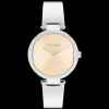 Dourado Rosa E Aco Com Bangle-Calvin Klein Watches Discount