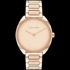 Dourado Rosa Em Aco-Calvin Klein Watches Clearance
