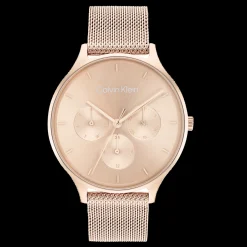 Dourado Rosa Em Malha Milanesa-Calvin Klein Watches Hot