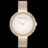 Dourado Rosa Em Malha Milanesa-Calvin Klein Watches Cheap