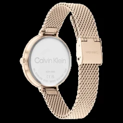 Dourado Rosa Em Malha Milanesa-Calvin Klein Watches Cheap