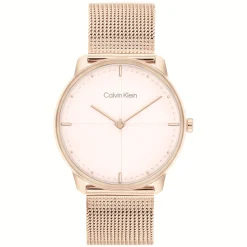 Dourado Rosa Em Malha Milanesa-Calvin Klein Watches New