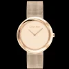 Dourado Rosa Em Malha Milanesa-Calvin Klein Watches Cheap