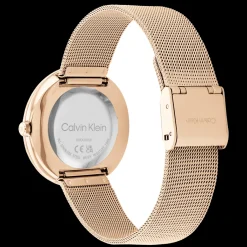 Dourado Rosa Em Malha Milanesa-Calvin Klein Watches Cheap