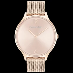 Dourado Rosa Em Malha Milanesa-Calvin Klein Watches Cheap