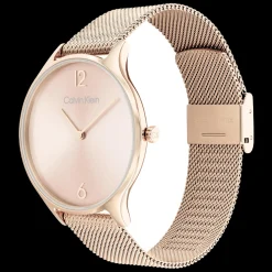 Dourado Rosa Em Malha Milanesa-Calvin Klein Watches Cheap