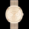 Dourado Rosa Em Malha Milanesa-Calvin Klein Watches Flash Sale