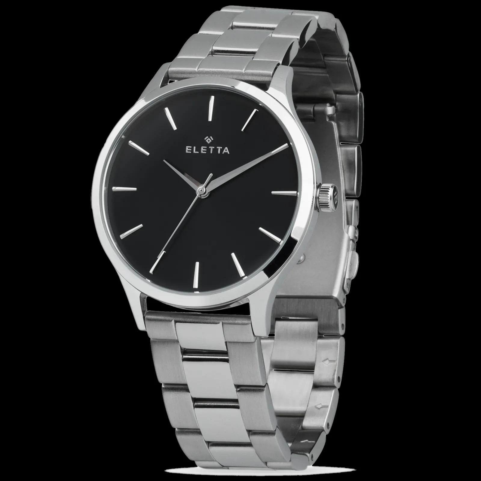 Relogio New Classic Uni Aco E Pre-Eletta Store