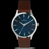 Relogio New Classic Uni Aco E Azu-Eletta Outlet