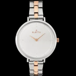 Relogio Pearl Aco E Dourado Rosa-Eletta Discount