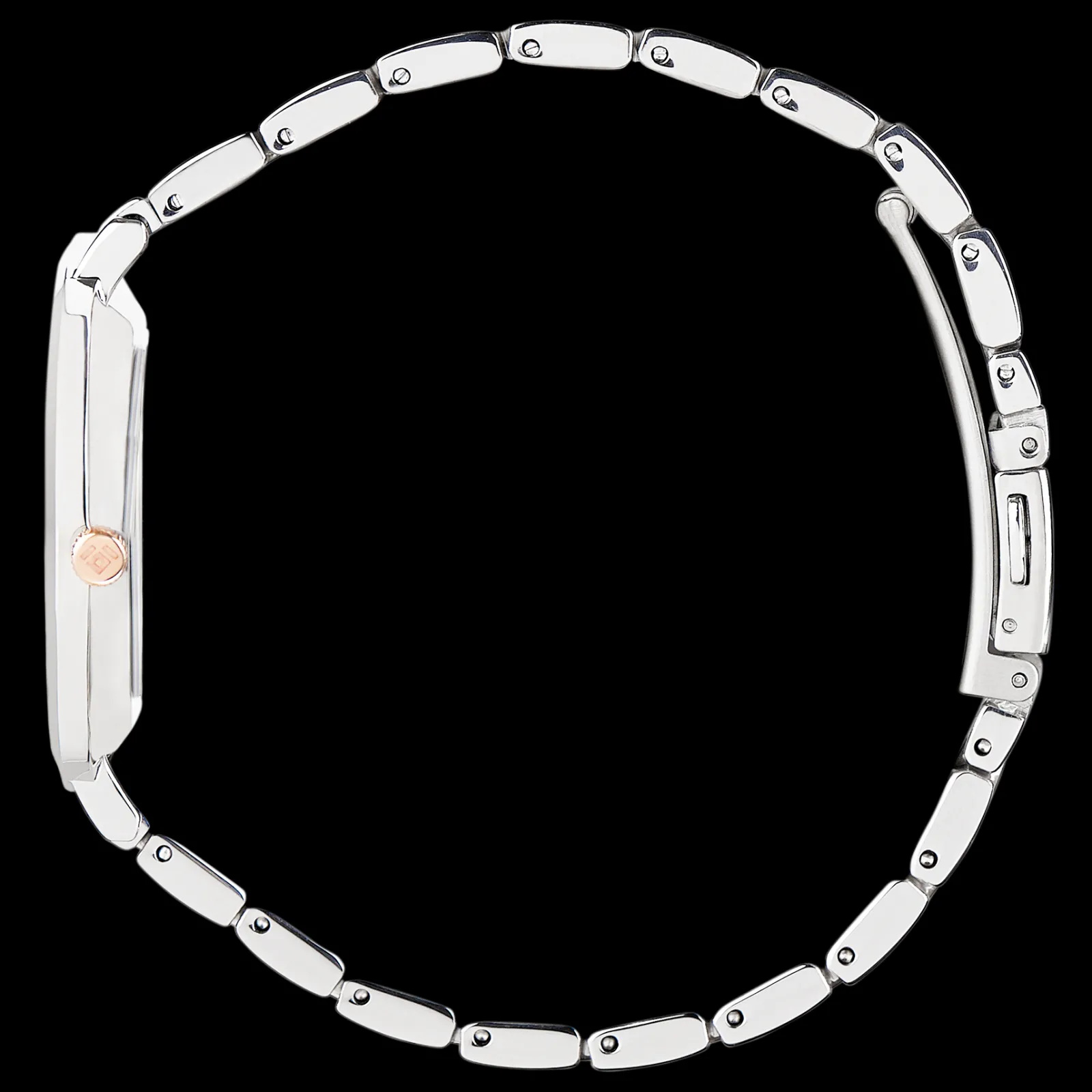 Relogio Pearl Aco E Dourado Rosa-Eletta Discount