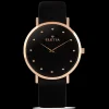 Relogio Unique Dourado Rosa E Pre-Eletta Cheap