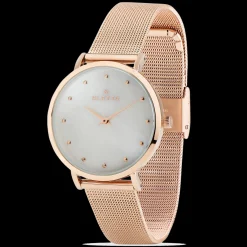 Relogio Unique Dourado Rosa E Mad-Eletta Flash Sale