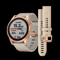 Fenix 7S Sapphire Solar Tit. Rose Gold-Garmin Shop