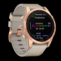 Fenix 7S Sapphire Solar Tit. Rose Gold-Garmin Shop