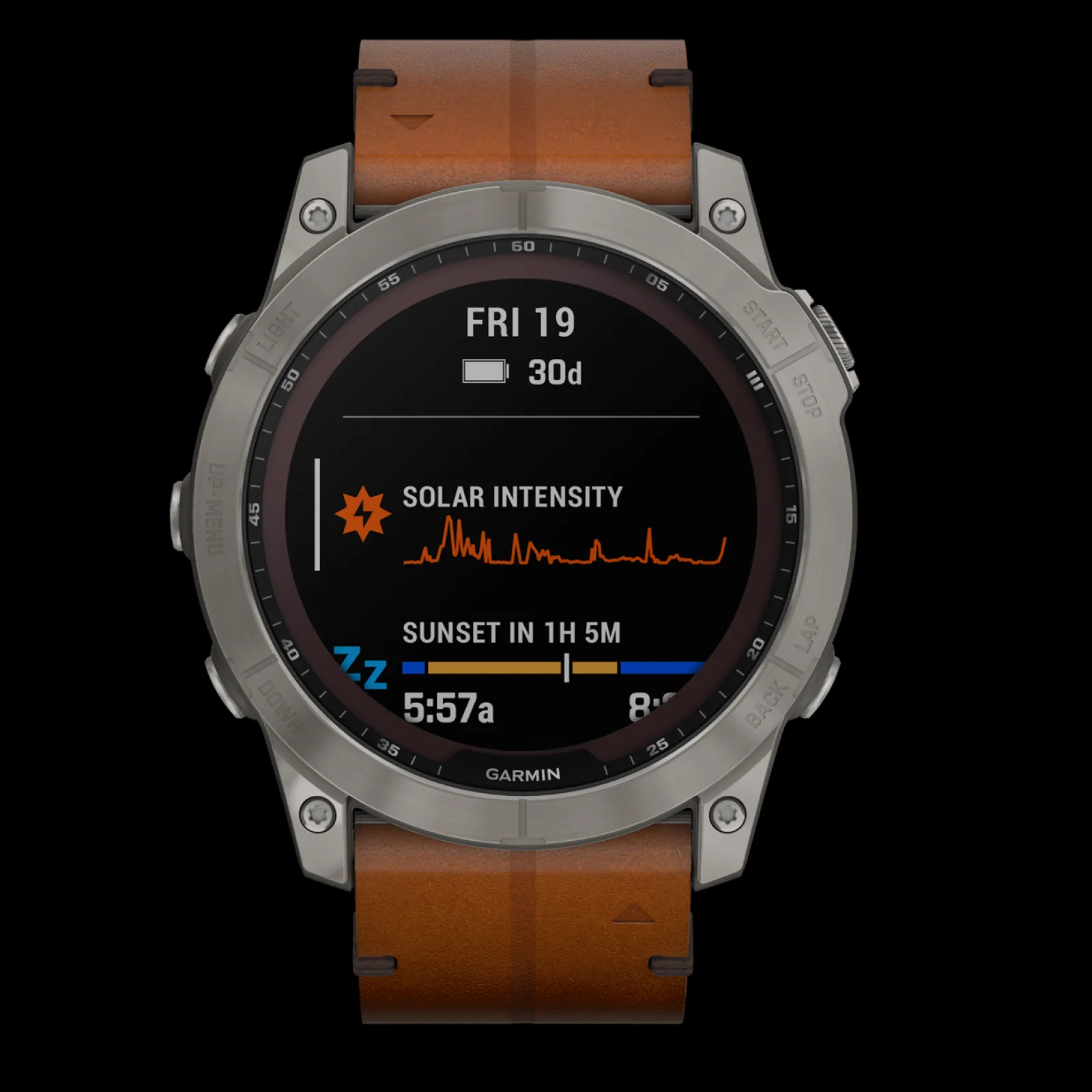 Fenix 7X Sapphire Solar Titanium-Garmin Hot